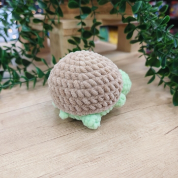 Żółw - Brązowy - Amigurumi