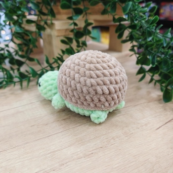 Żółw - Brązowy - Amigurumi