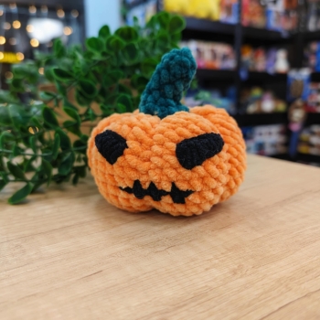 Halloween - Dynia - Zielona (Ciemna Ver.) - Amigurumi