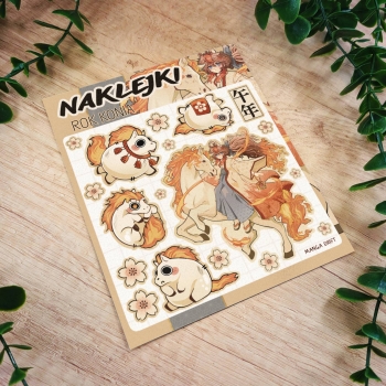 Rok Konia - Arkusz naklejek