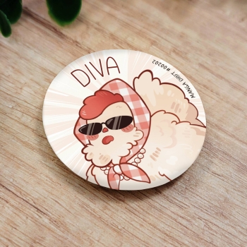 Diva - Przypinka
